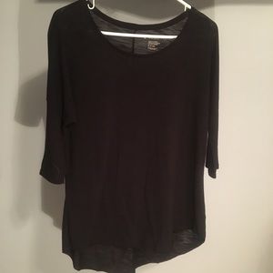 American Eagle Black jegging tee
